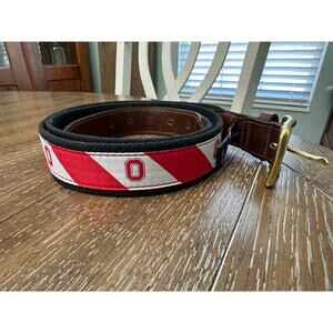 EUC/NWOT? Ohio State Buckeyes Vineyard Vines Belt Sz 44 Football Big Ten NCAA